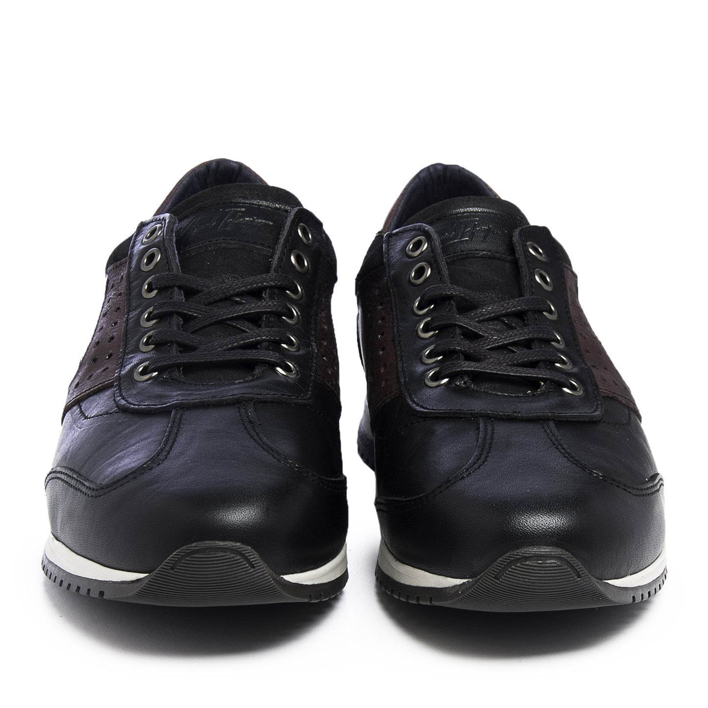 Dark Night Leather Sneakers