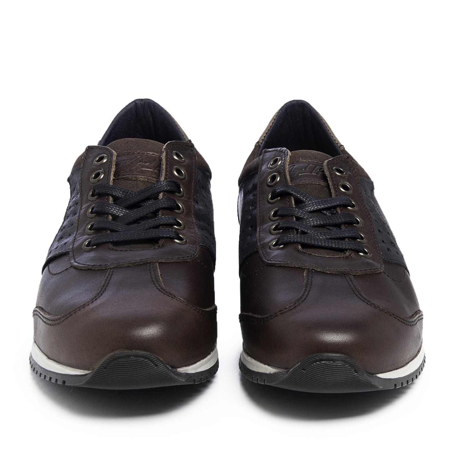 Chocolate Leather Sneakers