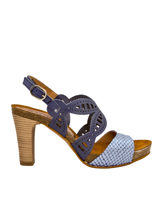 Hand Made - Women Shoes Luxury Heel Madison - Blue
